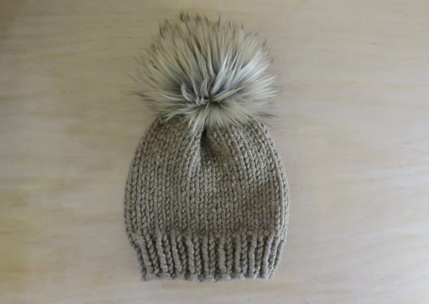 Taupe Brown Basic Beanie Hat || Ready to Ship