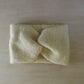 Cream Front Twist Headband || Ready to Ship