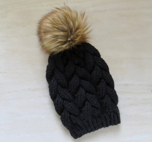 Braided Cable Beanie || Made to Order