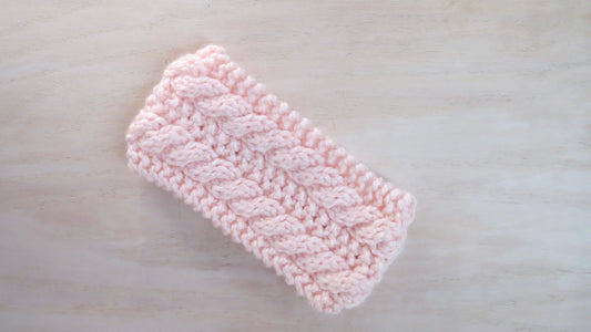 Light Pink Double Twist Headband || Ready to Ship