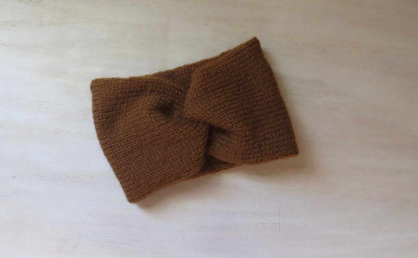 Umber Brown Front Twist Headband || Ready to Ship