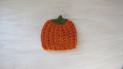 Pumpkin Beanie Hat 4-12 Months Baby || Ready to Ship